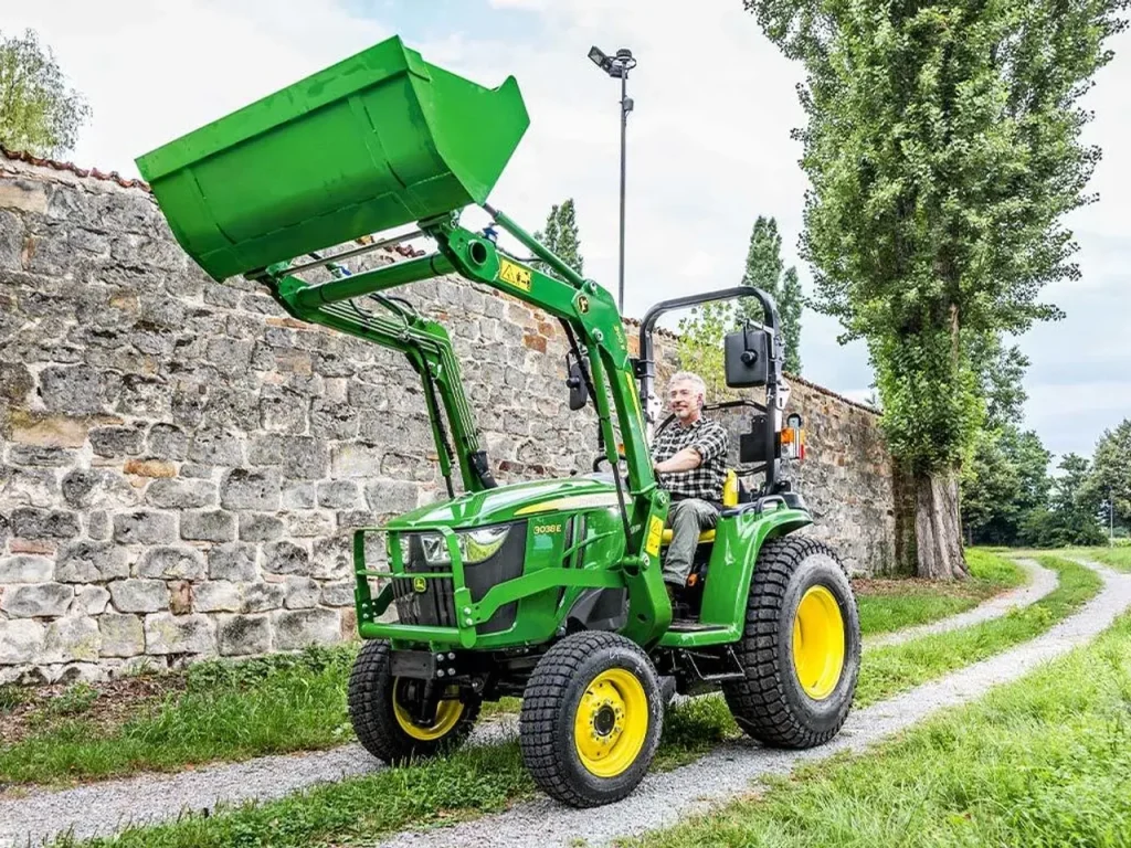 What size compact tractor do I need: a John Deere 3E compact tractor with front loader on a UK smallholding
