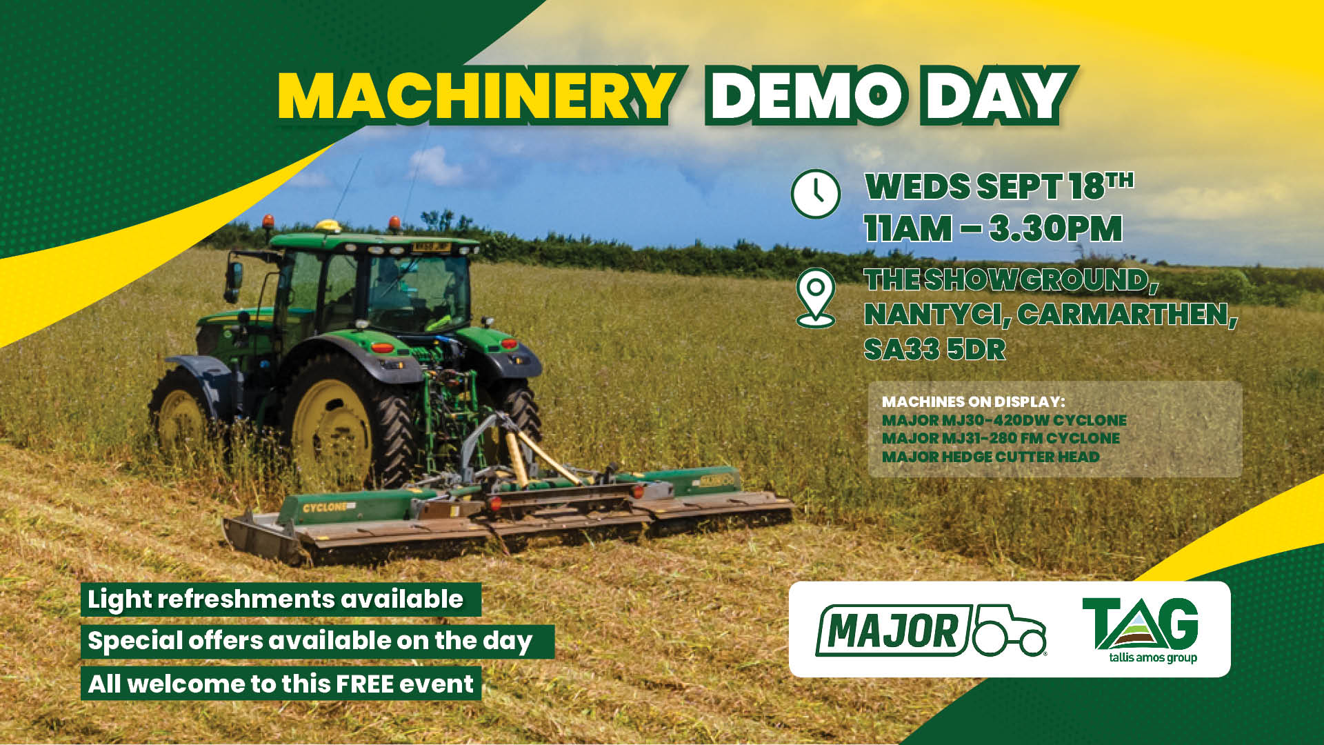 MAJOR Machinery Demo Day